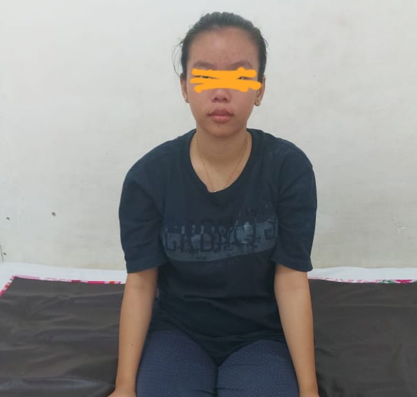 Tersangka Puput Pelaku pembuangan bayi