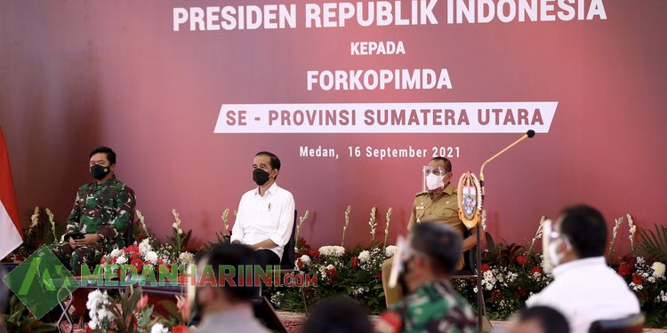 Jokowi di Forkompimda membahas APBD