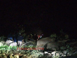 PDAM Tirtanadi Sibolangit Longsor, Timbun Kendaraan