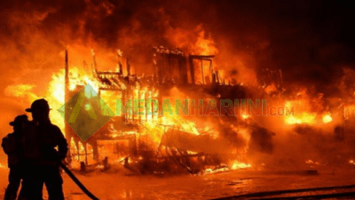 Rumah di Jalan Pelita II Dilalap Si Jago Merah