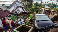 Potret Gempa Cianjur yang merusak hunian warga setempat (BBC Indonesia)