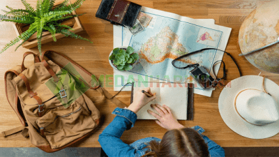 Ilustrasi Merencakanakan Traveling/ liburan (Freepik)
