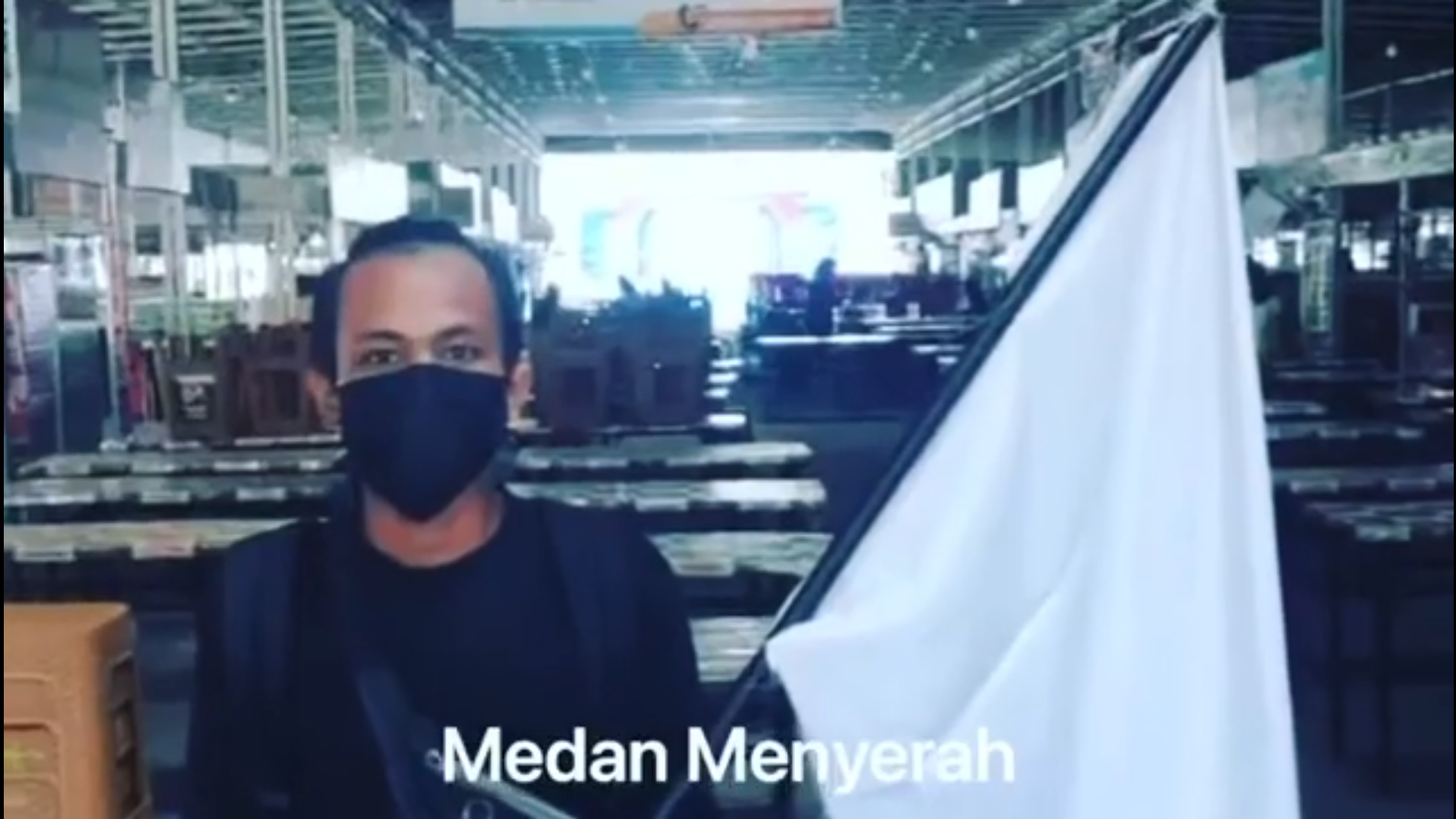 Forum Pengusaha dan Pekerja Kuliner Malam Medan Kibarkan Bendera Putih