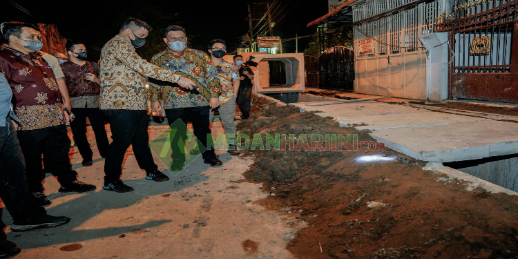 Drainase di Jalan Sei Belutu