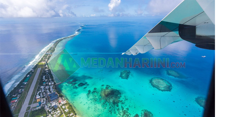 Pemandangan Negara Tuvalu dari Atas (GettyImage)