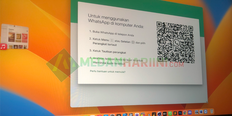 Potret WhatsApp di Desktop(Istimewa)